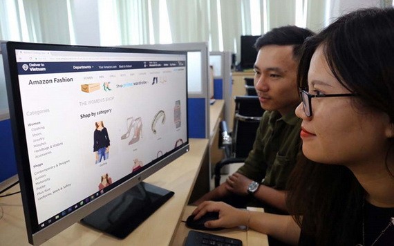 越南商品增加在線出口