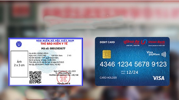 新醫保卡的大小與ATM卡一樣。