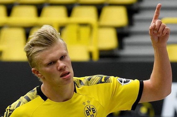 多特前鋒哈蘭德。（圖源：互聯網）