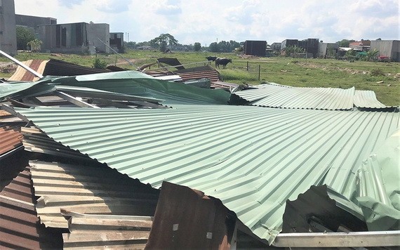 平政縣的某違建區域被拆卸。