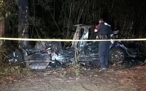 車禍現場。（圖源：《紐約時報》）