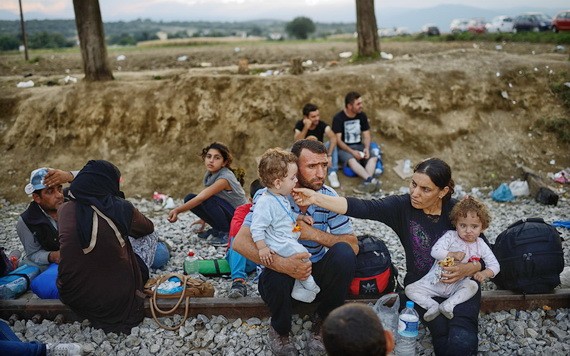非法入境希臘的移民。（圖源：互聯網）