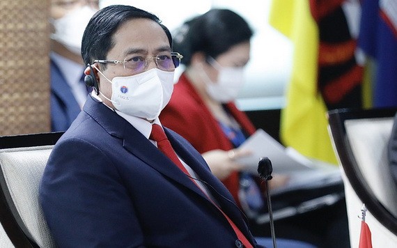 政府總理范明政出席東盟領導人會議。（圖源：越通社）