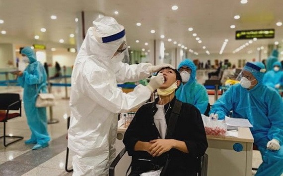 新冠肺炎採樣檢測。（圖源：衛生部）