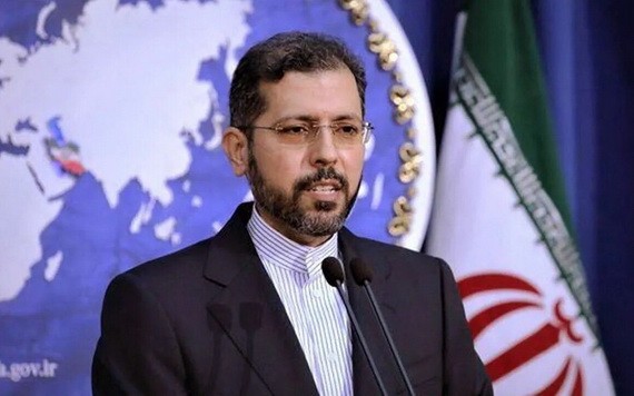 伊朗外交部發言人哈蒂布扎德。（圖源：推特）