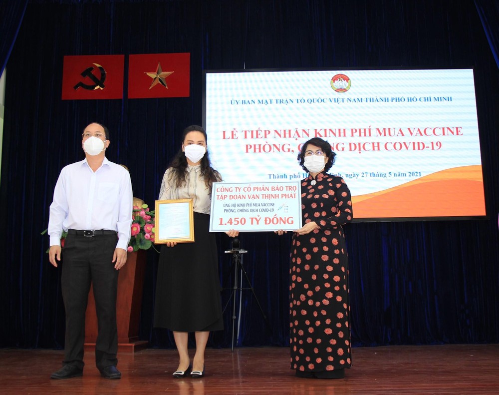 各單位捐款支持購買新冠疫苗防疫計劃 ảnh 1