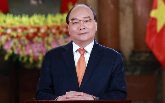 國家主席阮春福。（圖源：越通社）