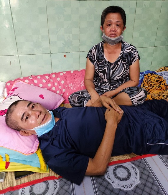 馬財興未能行動自如。