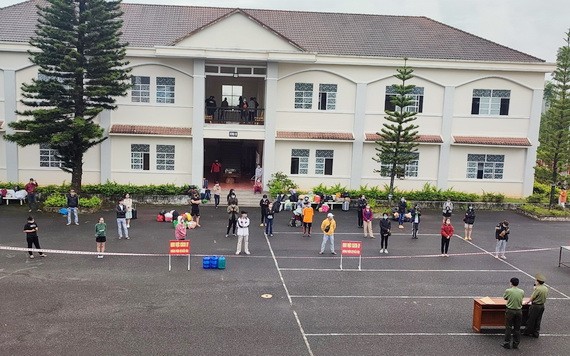 圖為林同省公安廳業務培養培訓中心的集中隔離區。（圖源：林園）