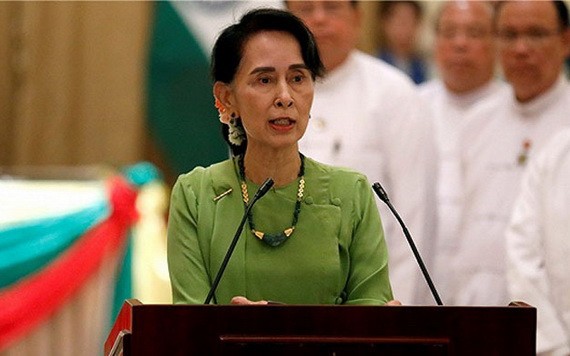 昂山素姬。（圖源：互聯網）