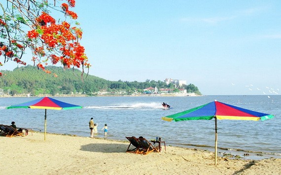 圖為海防市塗山海灘一瞥。（圖源：互聯網）