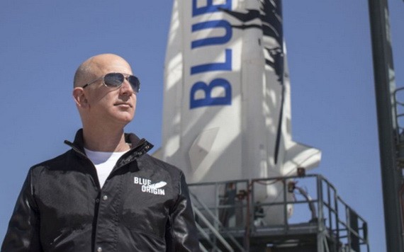 傑夫·貝索斯創辦了藍色起源太空探索公司，以滿足其對太空探索野心。（圖源：互聯網）