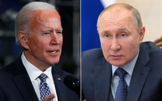 拜登（左圖）與普京。（圖源：互聯網）