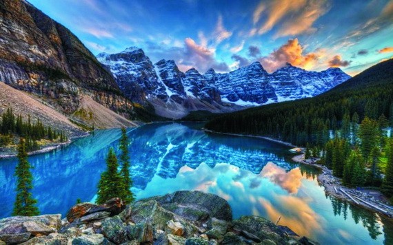 無與倫比的露易絲湖。