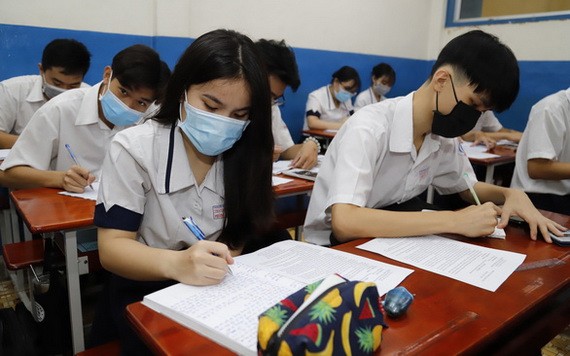 高考考場。（示意圖源：青梅）