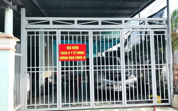 平陽省首例第一代密接者居家隔離。（圖源：平陽省蒲鵬縣醫療中心）