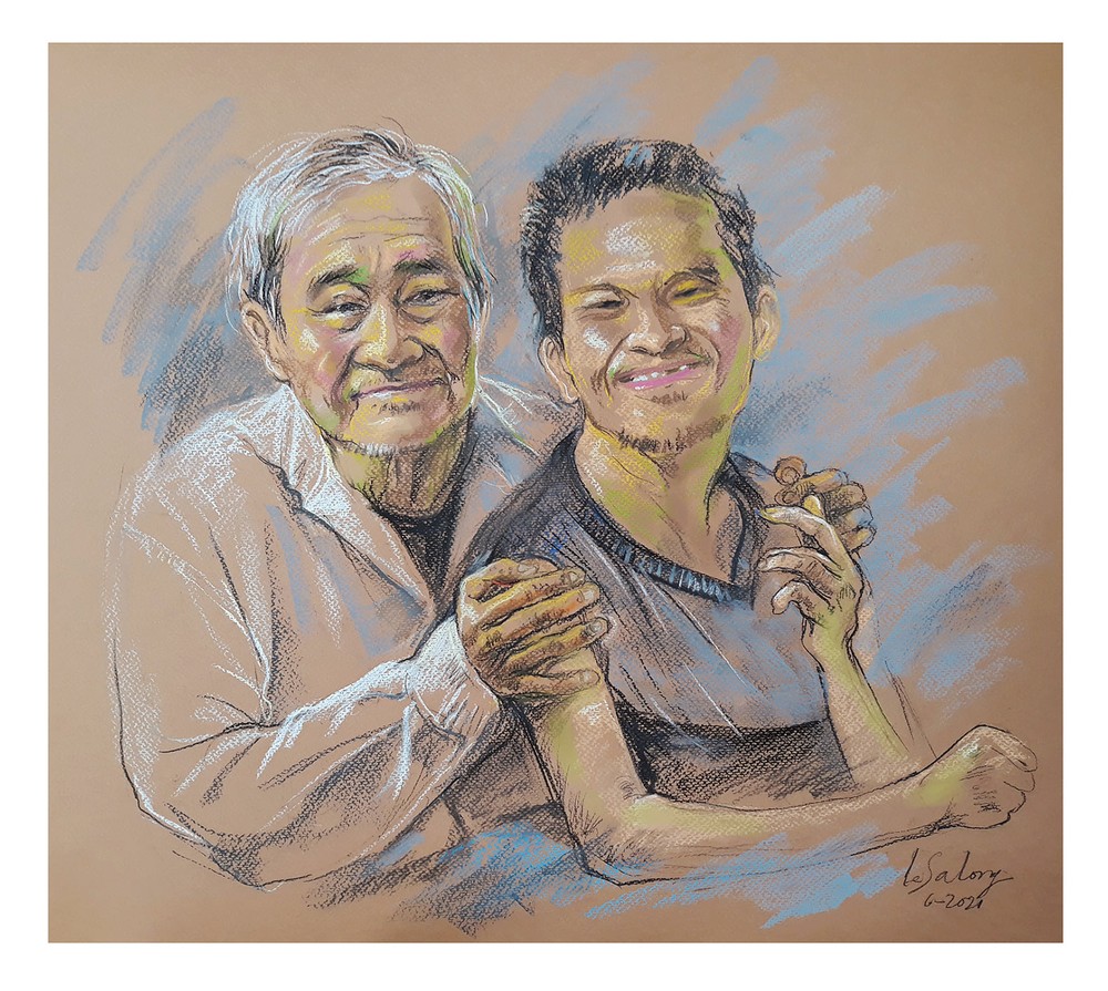 畫家黎沙龍：西貢隔離時 ảnh 8