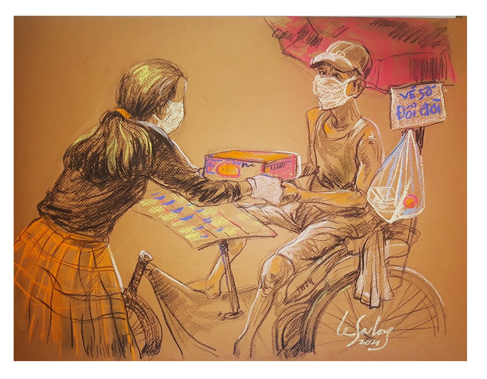 畫家黎沙龍：西貢隔離時 ảnh 4