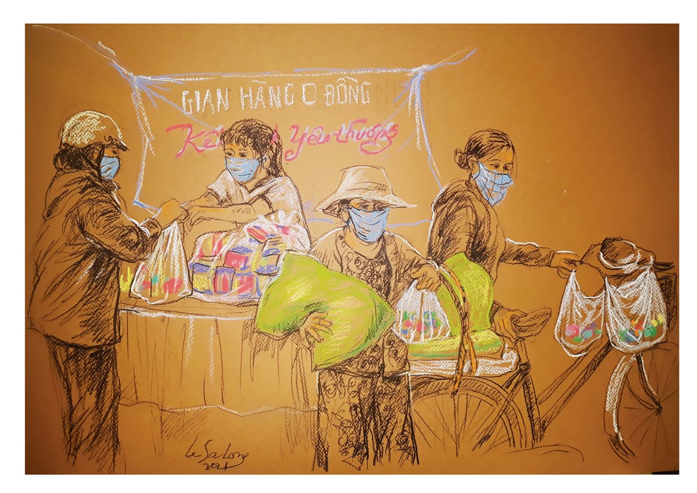 畫家黎沙龍：西貢隔離時 ảnh 3