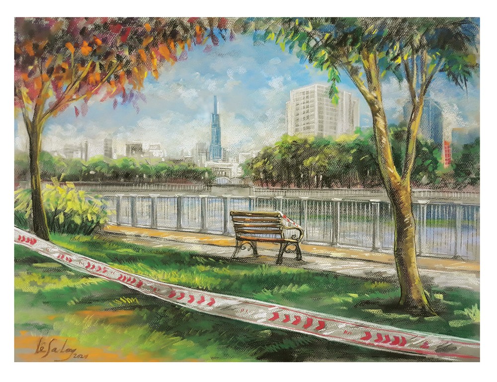 畫家黎沙龍：西貢隔離時 ảnh 7