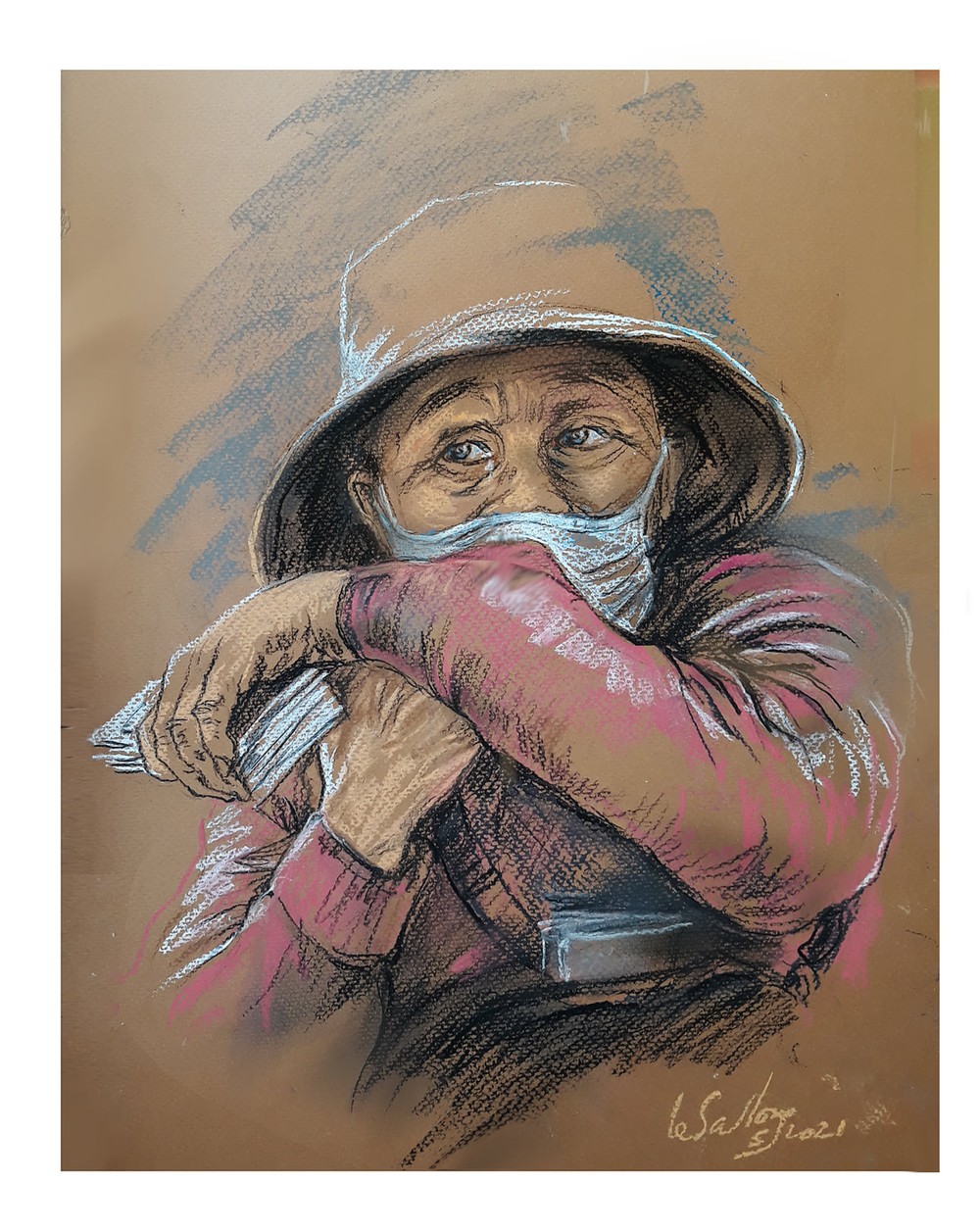 畫家黎沙龍：西貢隔離時 ảnh 6