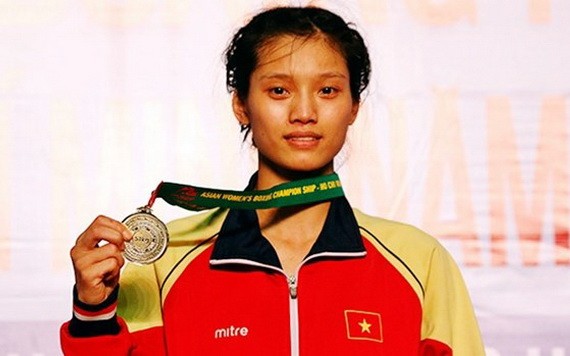 拳擊運動員阮氏心。（圖源：互聯網）