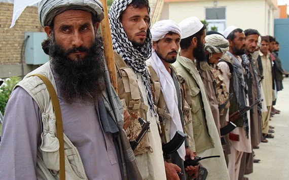 塔利班武裝人員。（圖源：AFP）