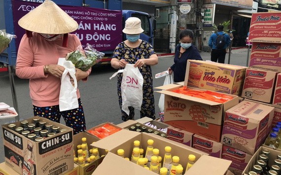 超市增設流動售貨點