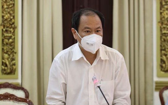 市衛生廳副廳長阮懷南在新聞發佈會上發言。（圖源：VTC News）