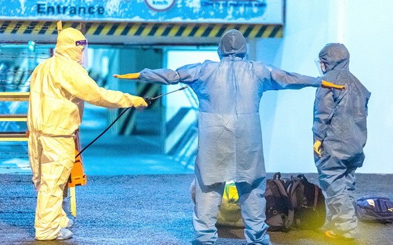 確診者到守德市３號野戰醫院治療。