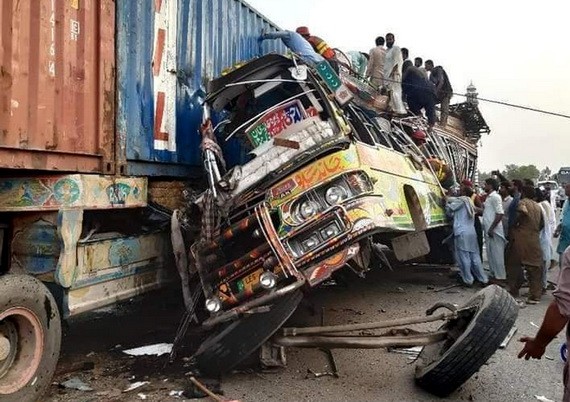 車禍現場。（圖源：互聯網）