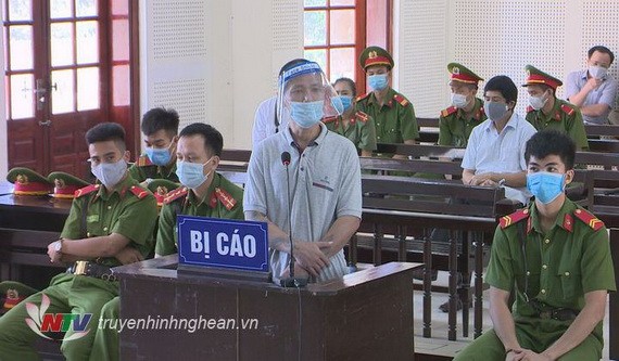 庭審現場。（圖源：乂安電視台）