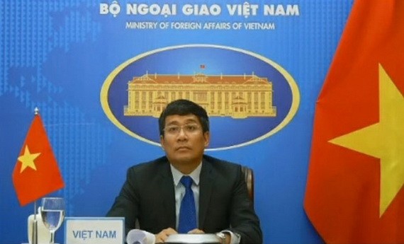 外交部副部長阮明宇。（圖源：明孝）