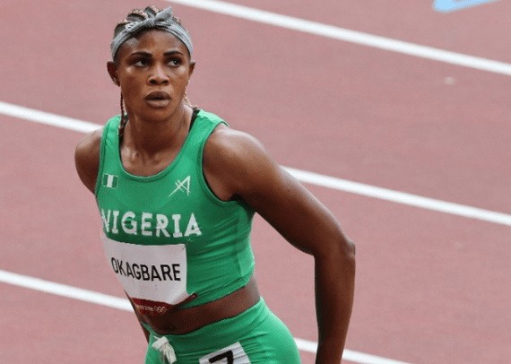尼日利亞的短跑選手布萊辛-奧卡巴雷。（圖源：AFP）