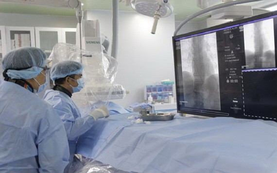 芹苴心血管中風醫院的中風干涉病例。