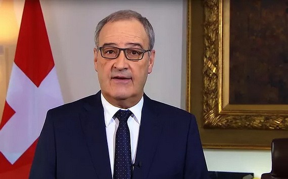 瑞士聯邦主席帕默林。（圖源: Getty Images）