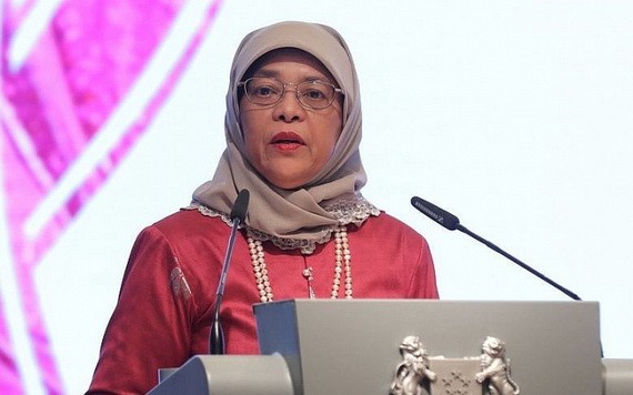 新加坡共和國總統哈莉瑪‧雅各布。（圖源：The Strait Times）