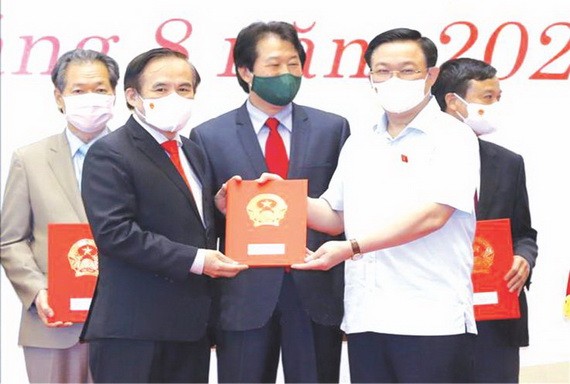 國會主席與不候選中央專責國會代表會晤