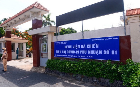 8月12日，富潤郡收治新冠肺炎病例1號野戰醫院正式投入運作。（圖源：光定）