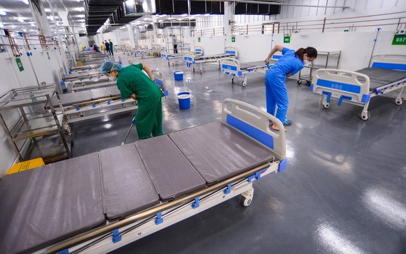 第14 號野戰醫院即將完工。（圖源：TTO）