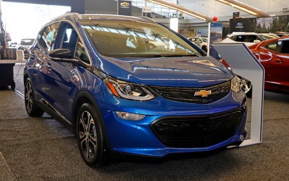 通用汽車召回在全球銷售的7.3萬輛雪佛蘭（Chevrolet）Bolt全電動汽車和電動休旅車。（圖源：AP）