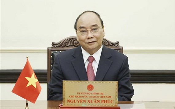 國家主席阮春福。（圖源：越通社）