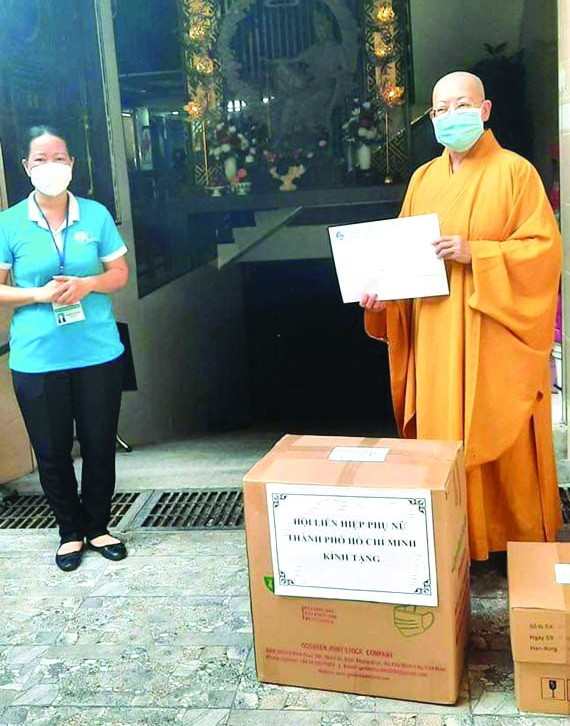 觀音精舍捐助防疫工作