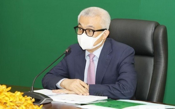 柬埔寨副總理兼財經部長翁本莫尼洛。（圖源：柬中時報）