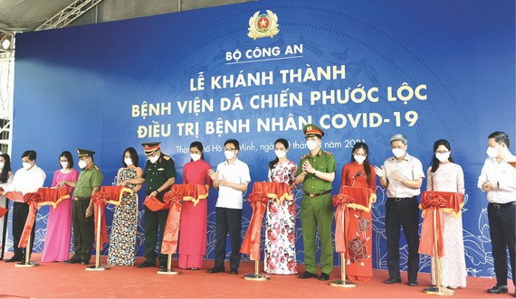 政府副總理武德膽出席芽皮縣福祿野戰醫院落成儀式。