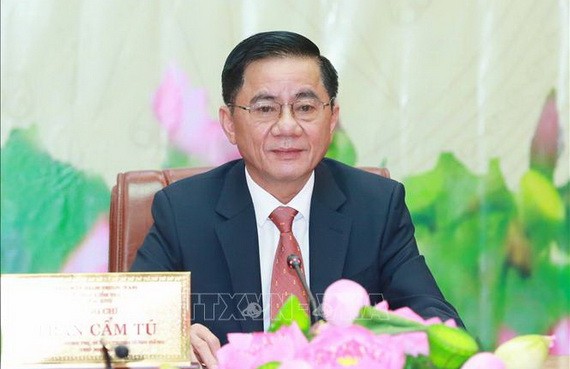 中央檢查委員會主任陳錦秀。（圖源：越通社）