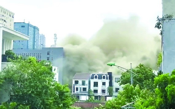 某隔離酒店倉庫失火 