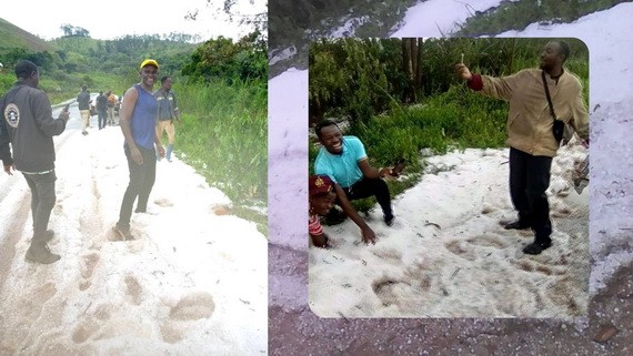 非洲赤道附近國家喀麥隆降雪