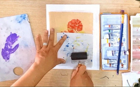 線上學畫畫  在家找樂趣