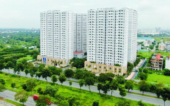 座落在平政縣阮文靈大道的HQC Plaza社會住房公寓。